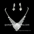 custom crystal hot sale necklace rhinestone jewelry set